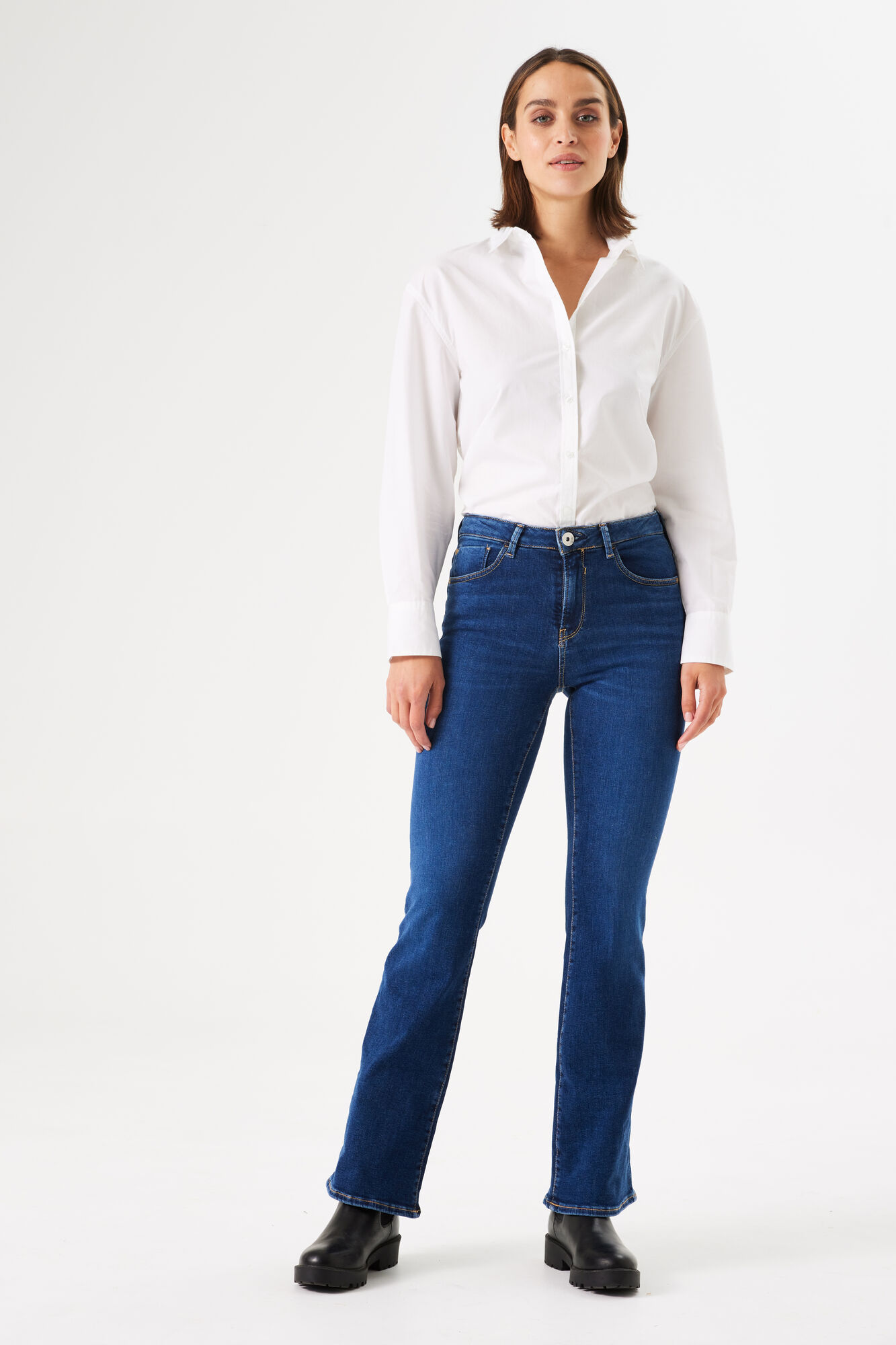 Celia Flare Super Donkerblauw
