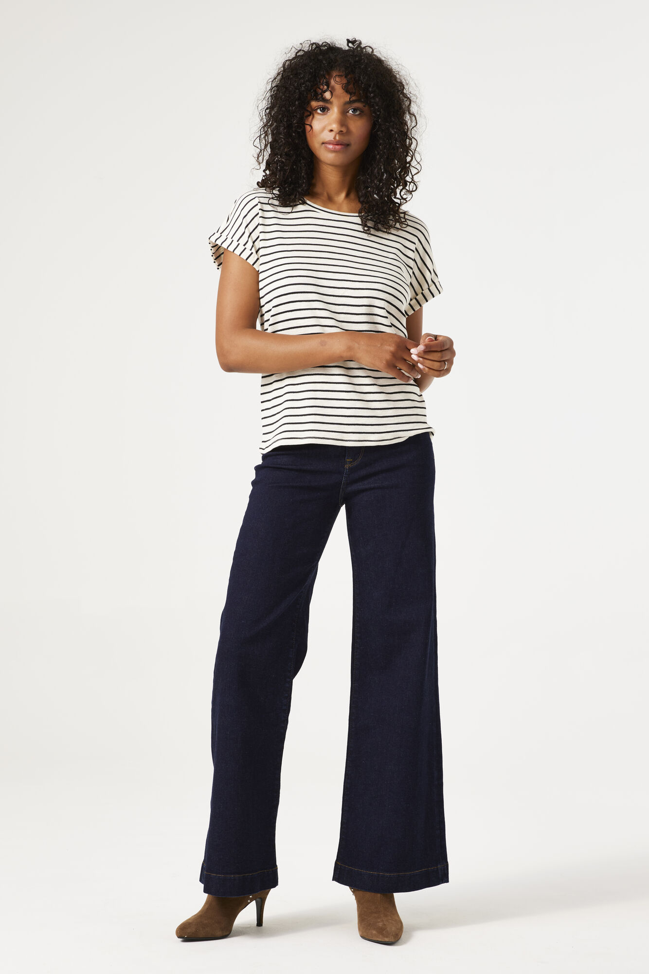 Celia Wide Donkerblauw