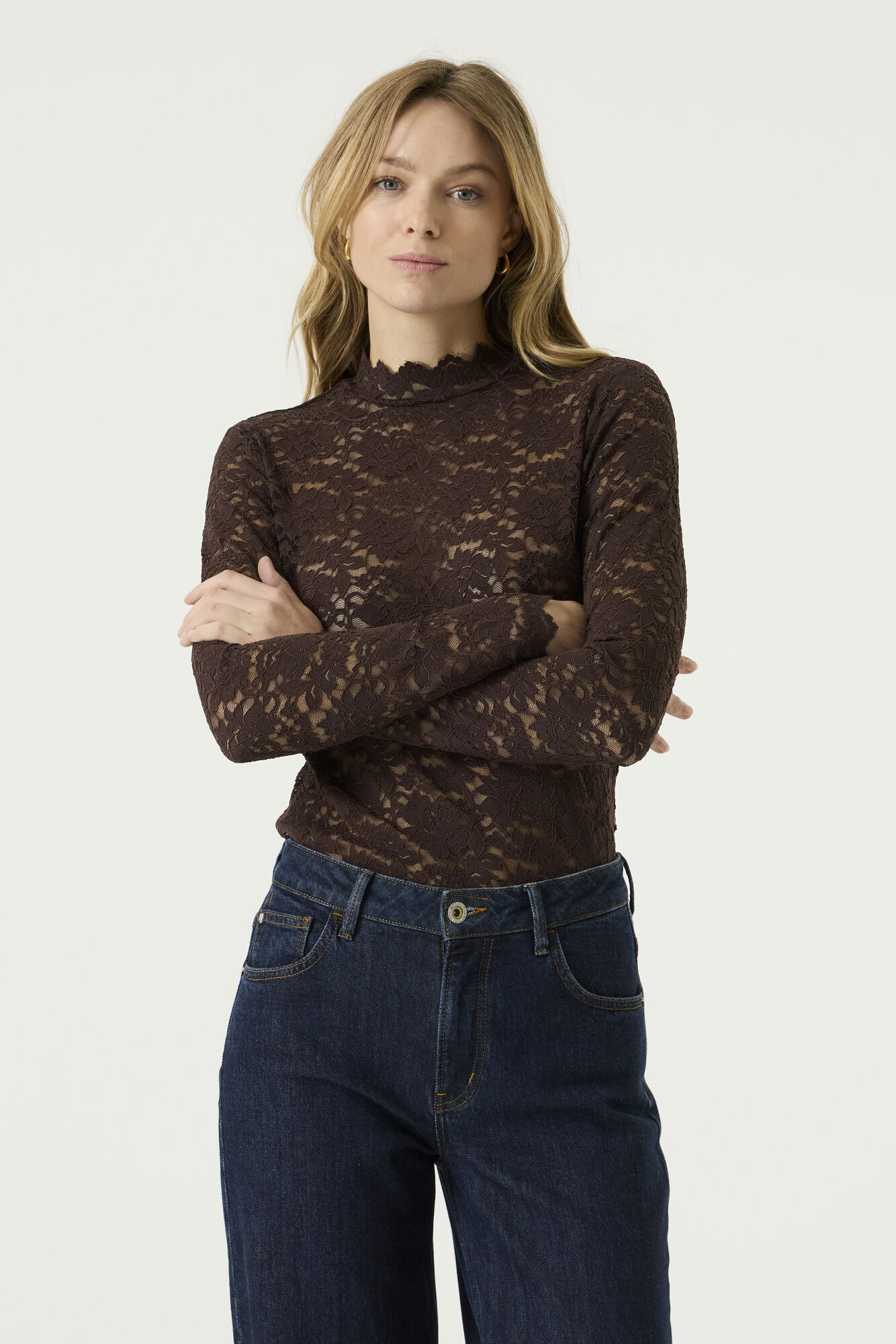 Hazel Bloom Lace LS