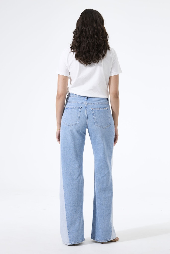 Celia Wide Two Denim Colours - Afbeelding 3