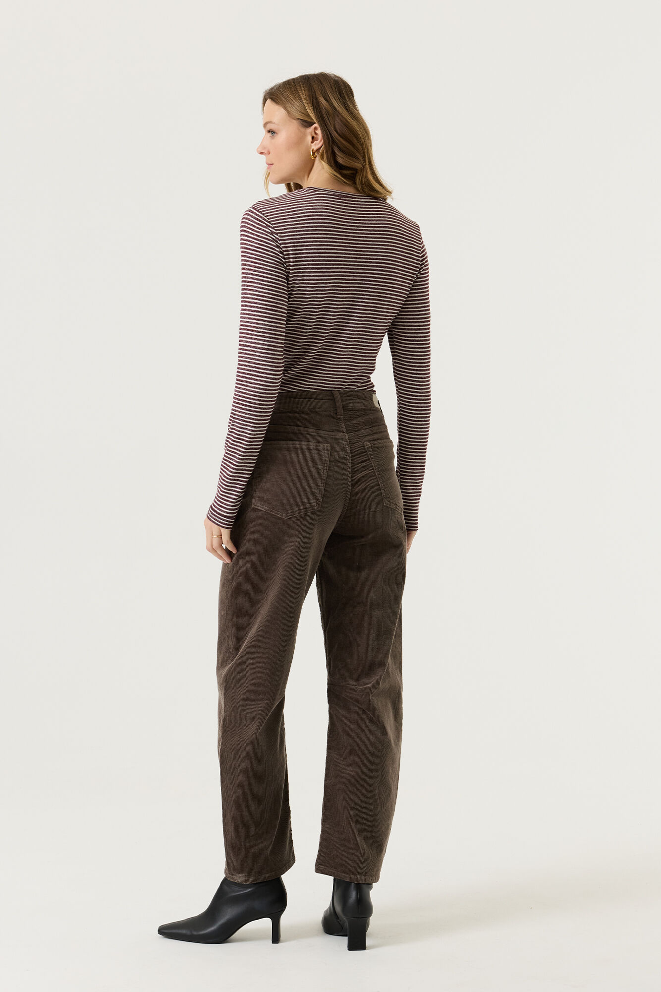 Rosewood Longsleeve Stripe - Afbeelding 1