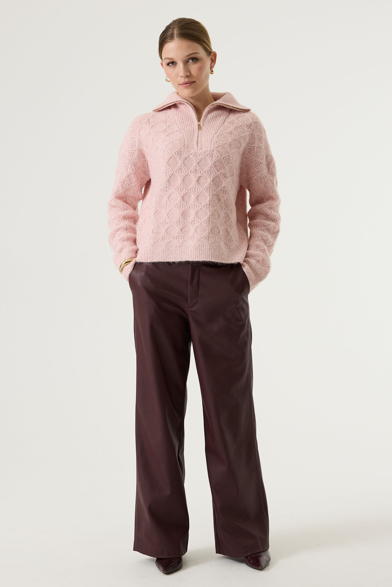 Rosewood PU broek