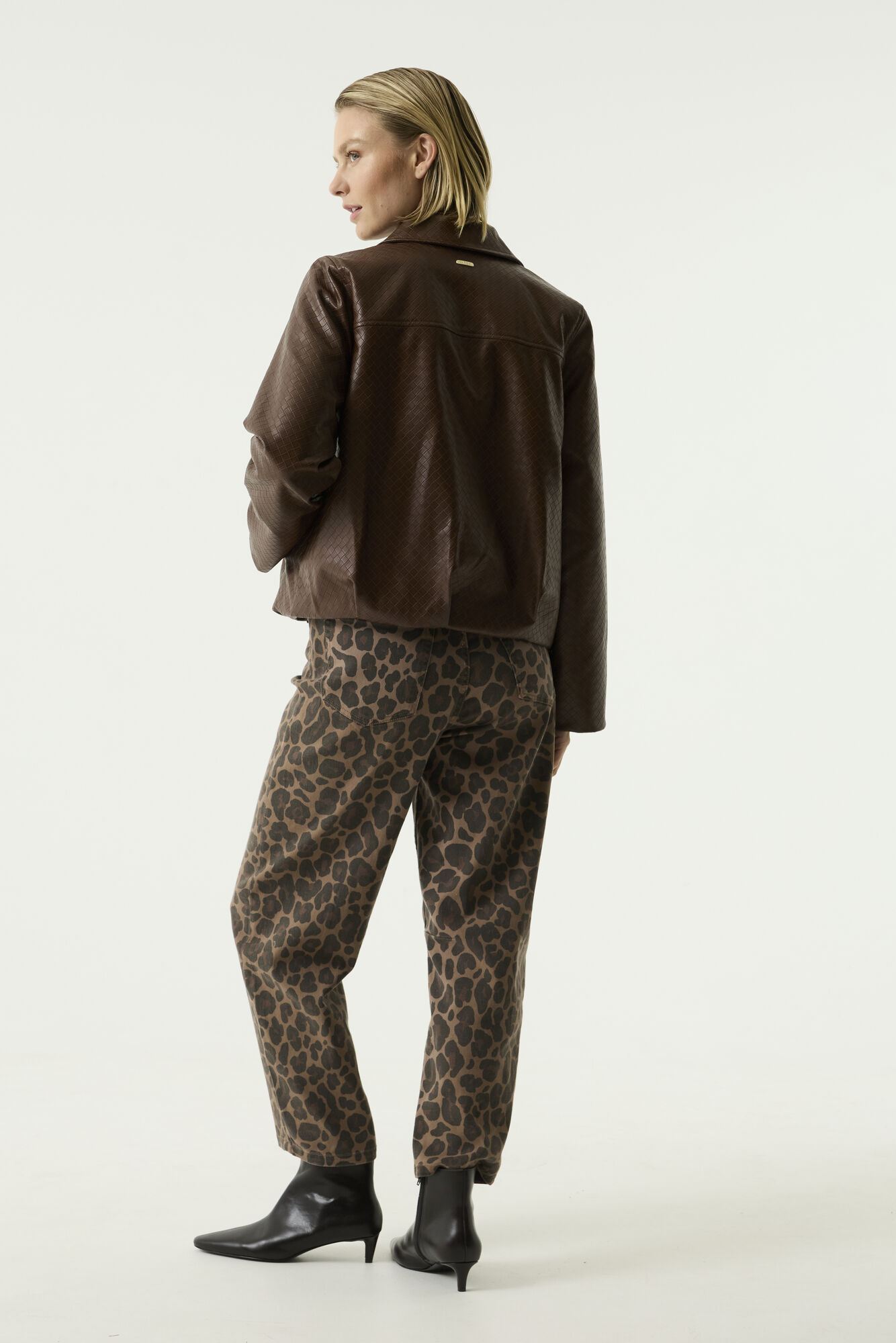 Hazel Bloom PU Jacket - Afbeelding 3