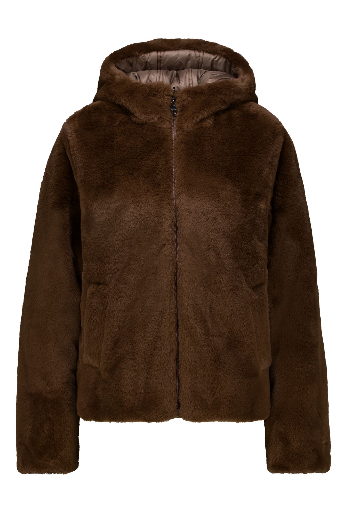 Deep Cacoa Fur Jacket (omkeerbaar) - Afbeelding 2