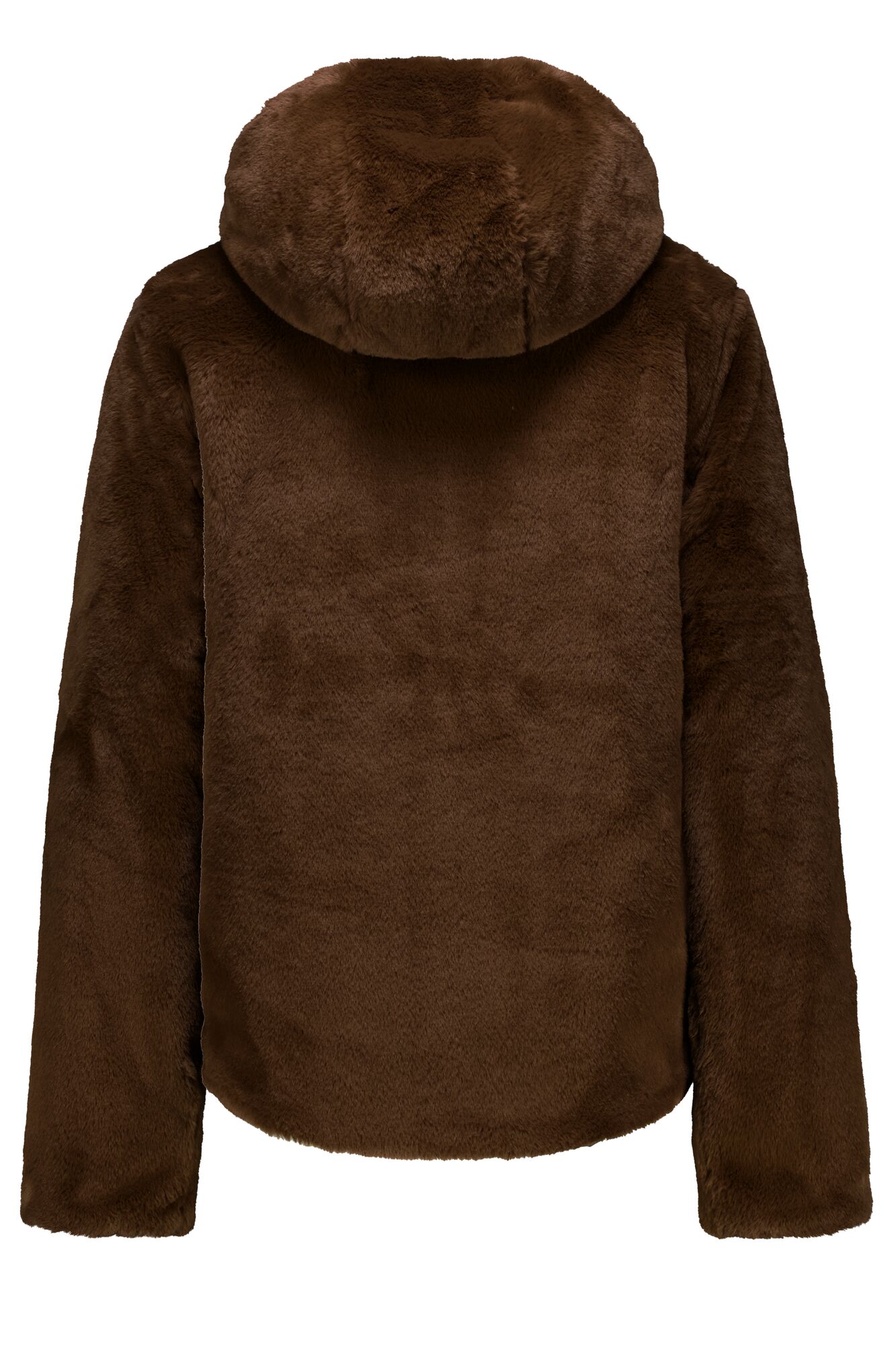 Deep Cacoa Fur Jacket (omkeerbaar) - Afbeelding 1