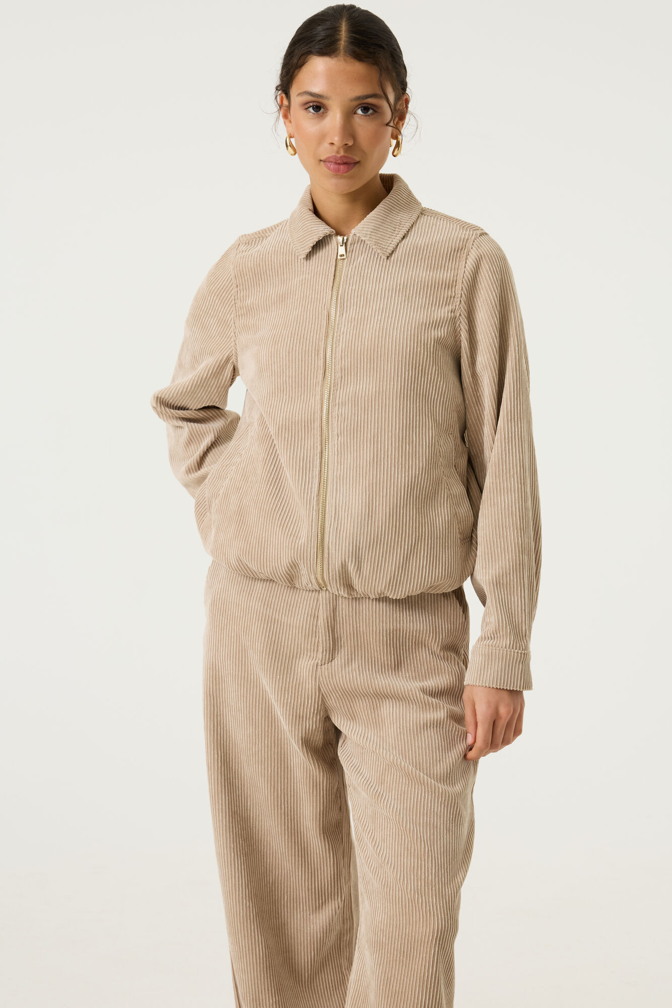 Winter Camel Corduroy Jacket