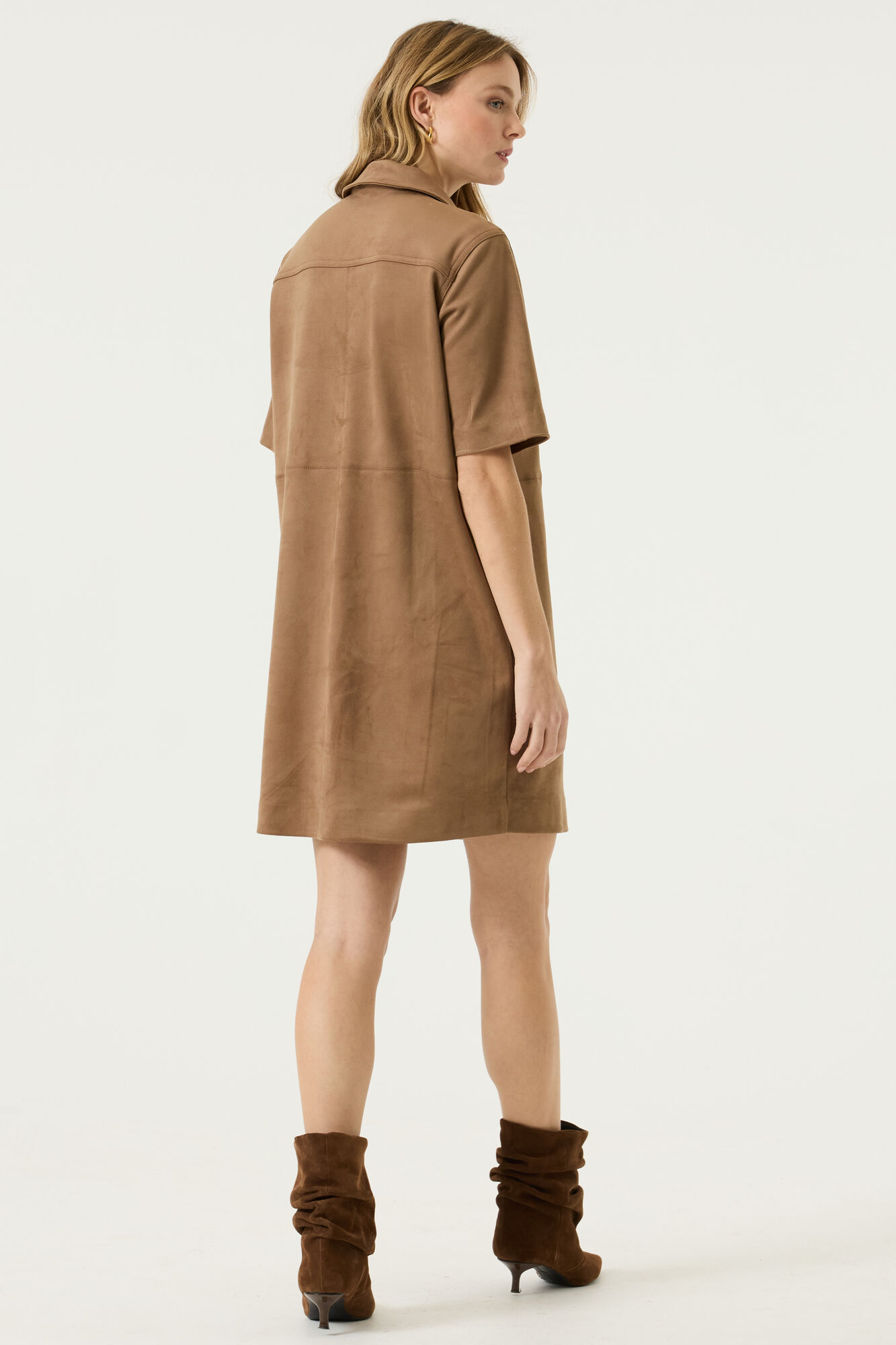 Soft Taupe Jurk - Afbeelding 3
