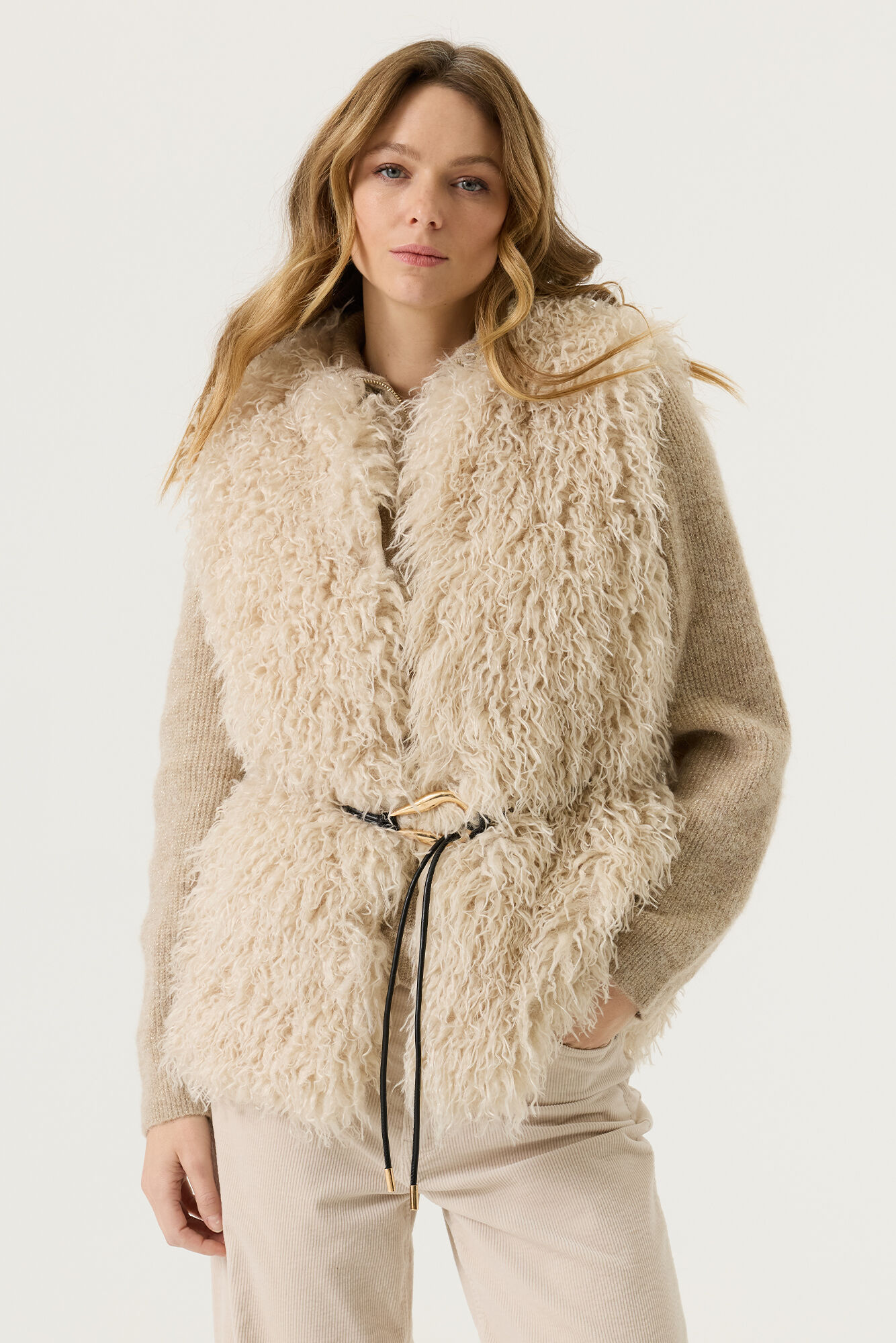Neutral Blonde Waistcoat