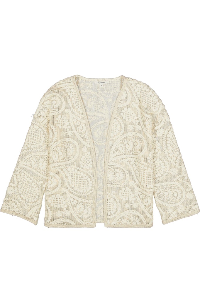 Ecru Paisley Vest - Afbeelding 1