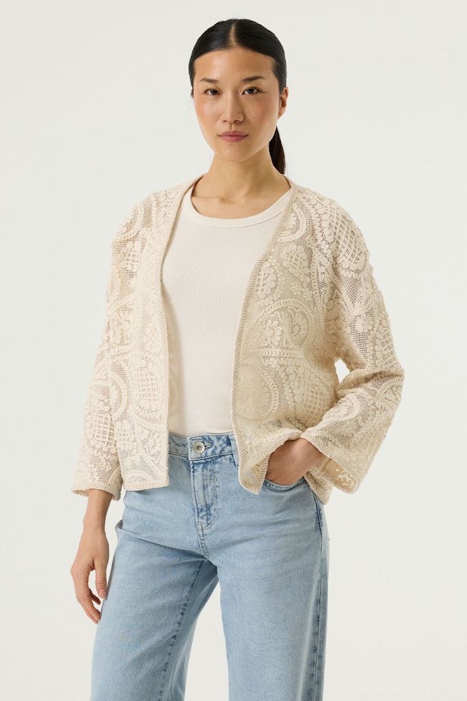 Ecru Paisley Vest