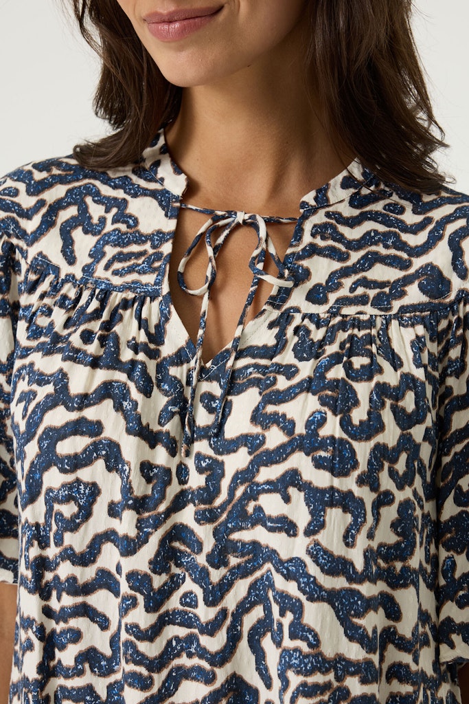 Cobalt Print Top - Afbeelding 2