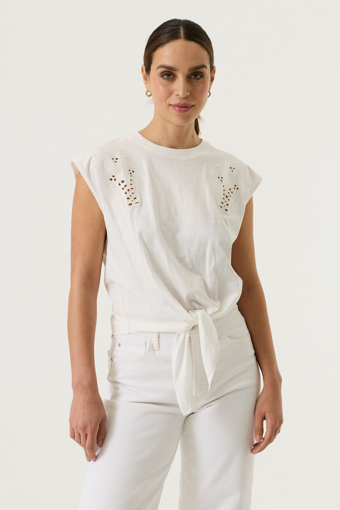 Palmtree Knoopblouse - Afbeelding 2