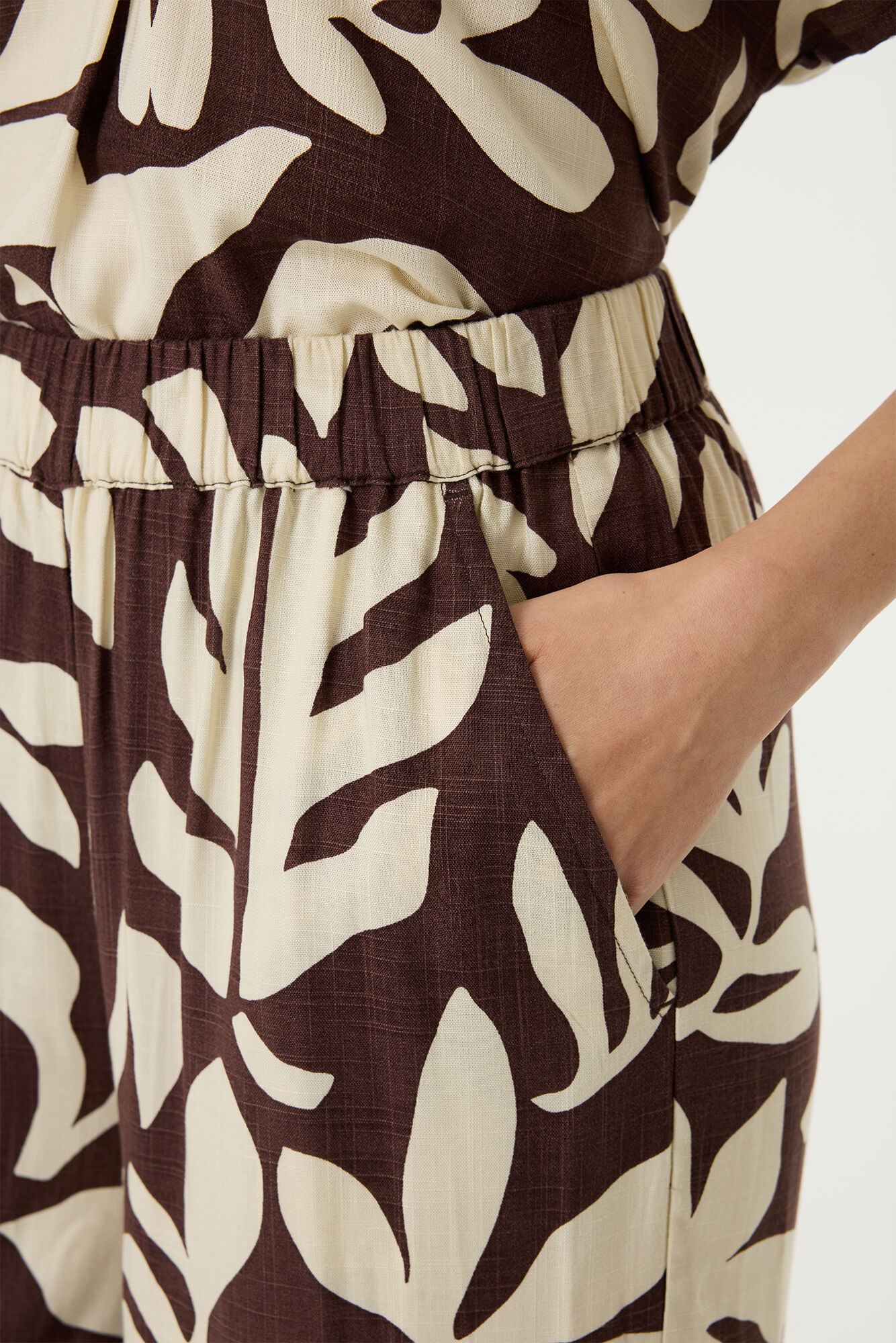 Earth Brown Print Broek - Afbeelding 2
