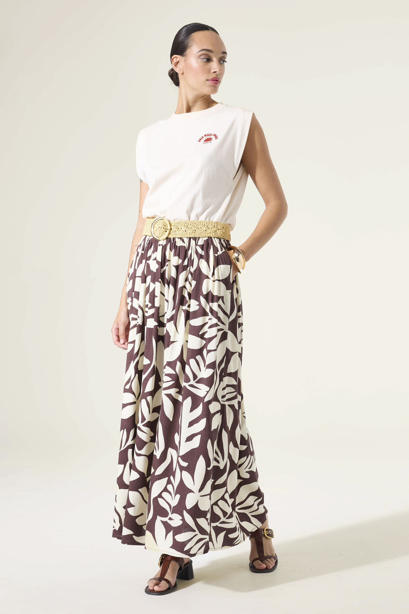 Earth Brown Print Rok