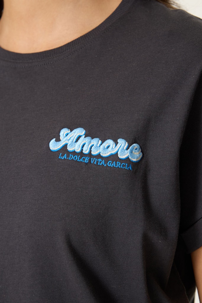 Amore Tee Antraciet - Afbeelding 1