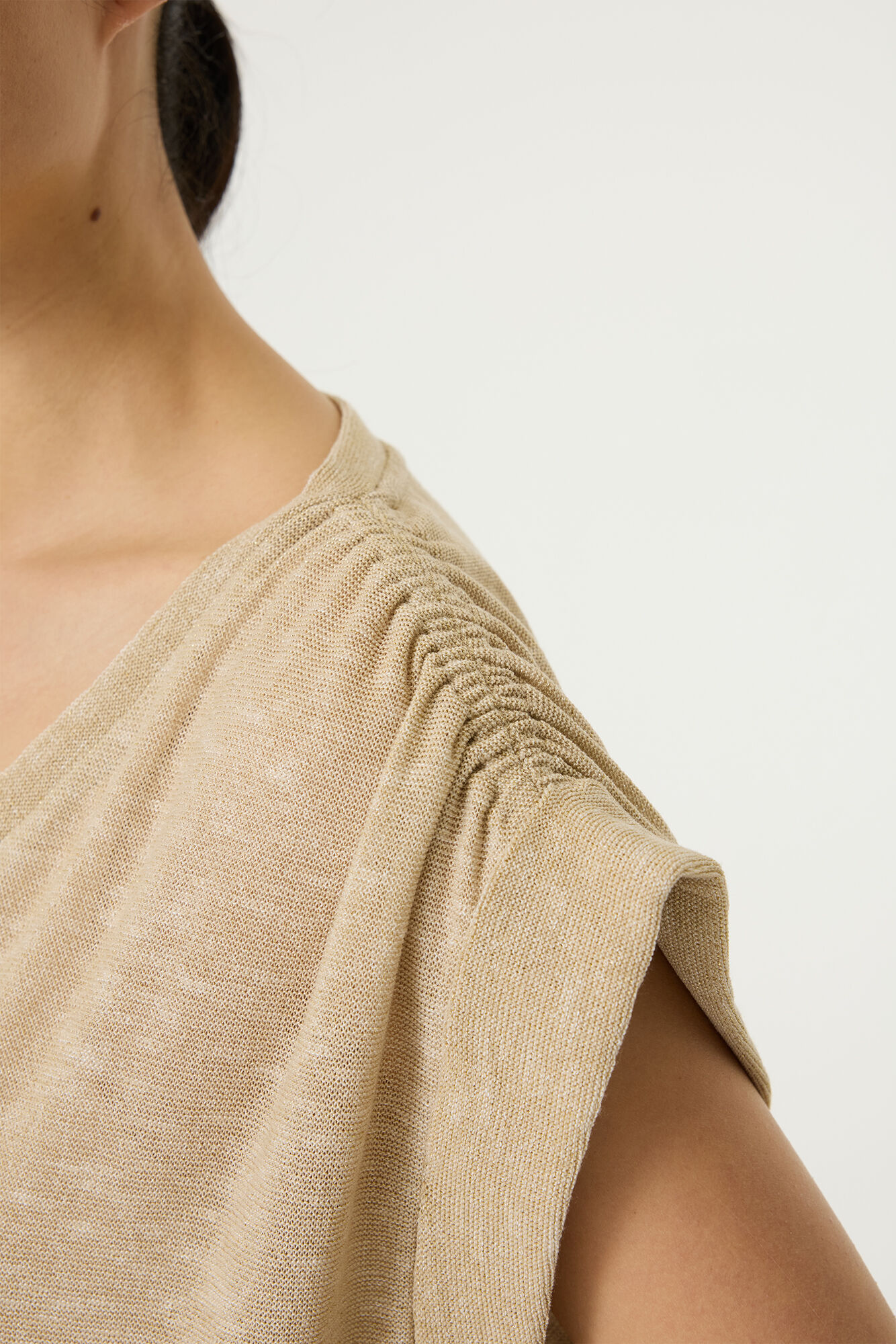 Beige Stone V-top - Afbeelding 2