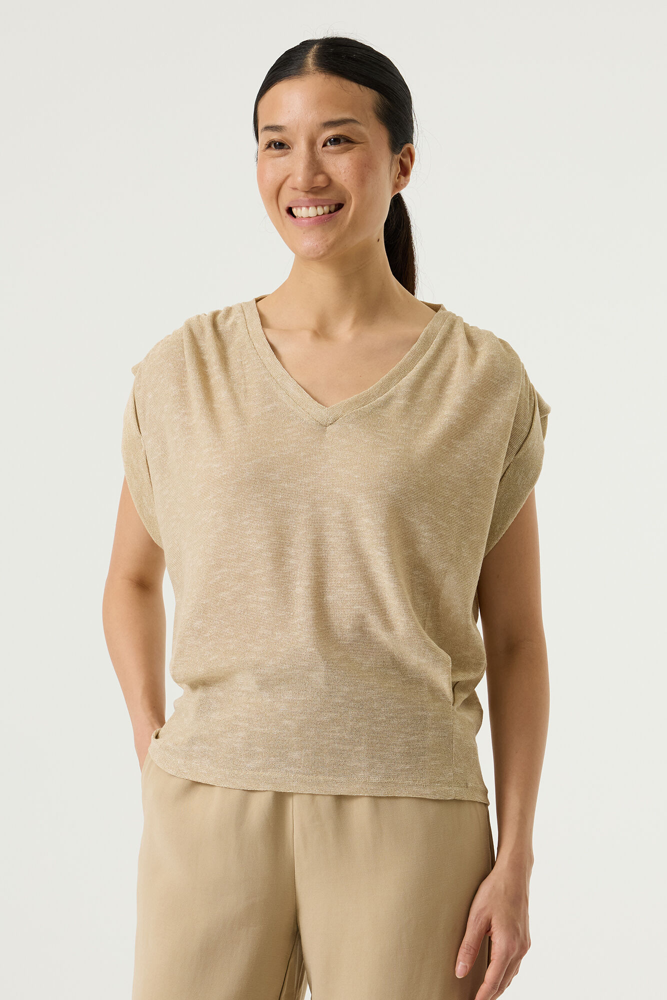 Beige Stone V-top