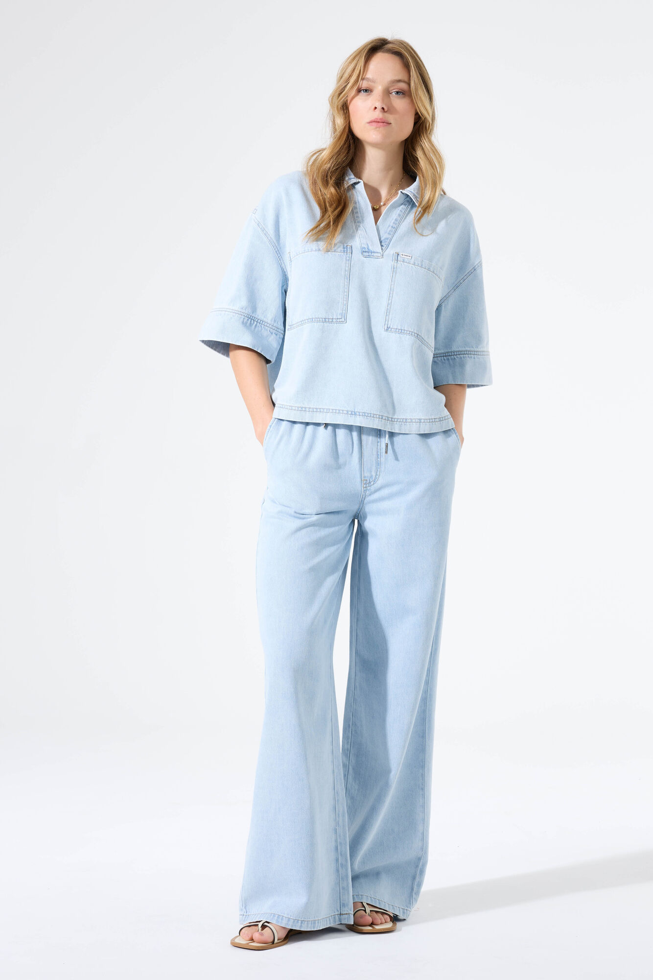 Light Denim Summer Broek