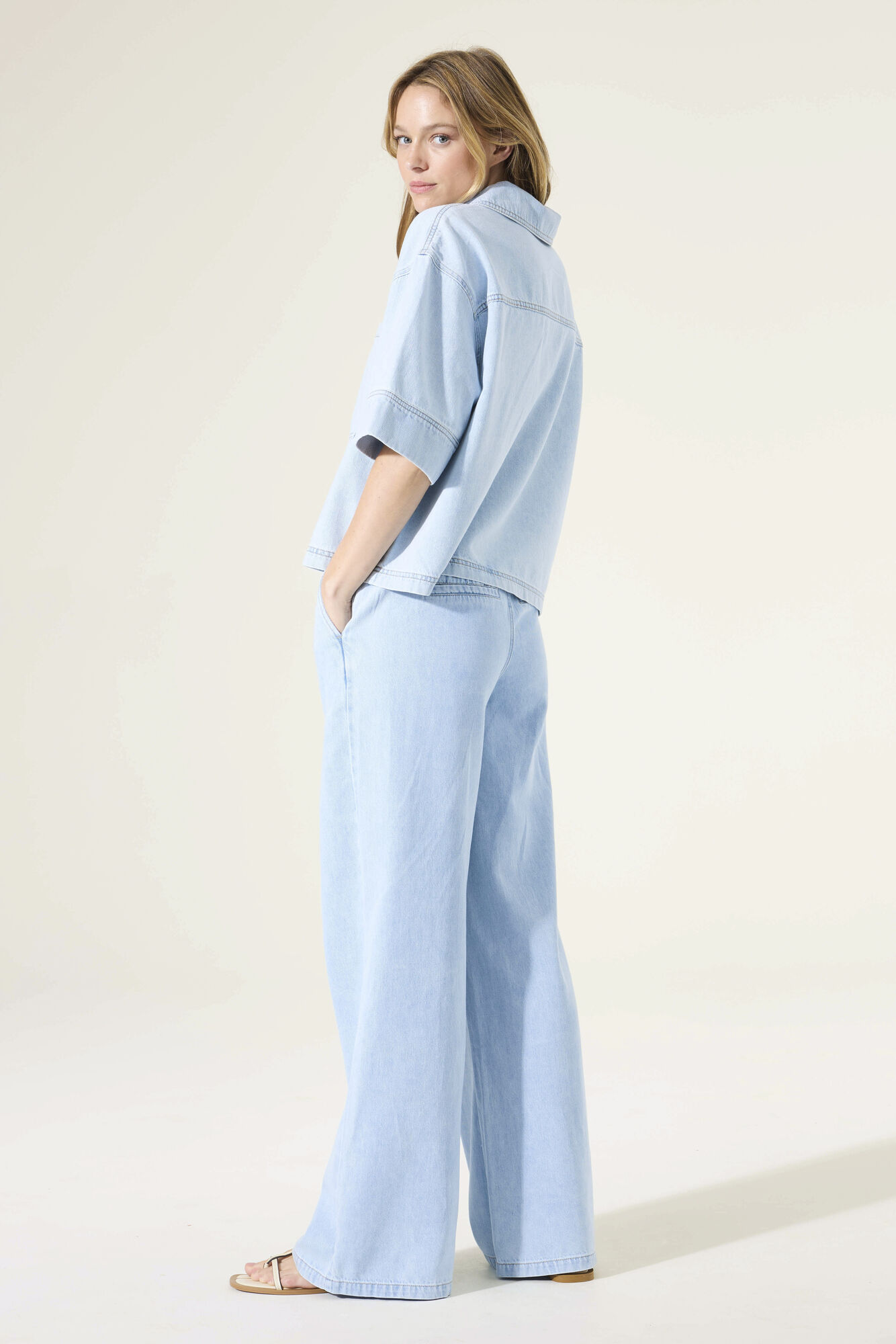 Light Denim Summer Broek - Afbeelding 4