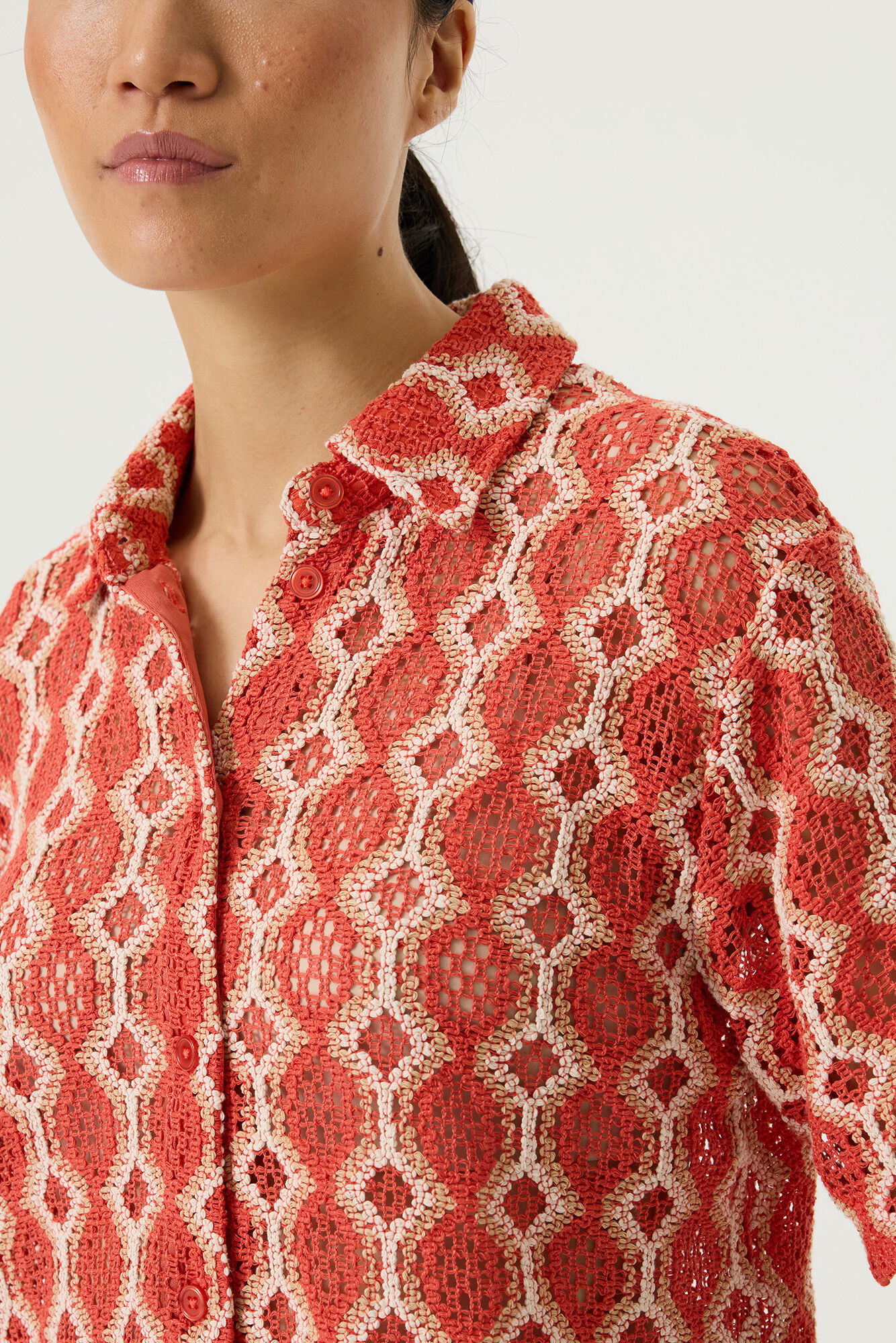 Paprika Print Blouse SS - Afbeelding 5