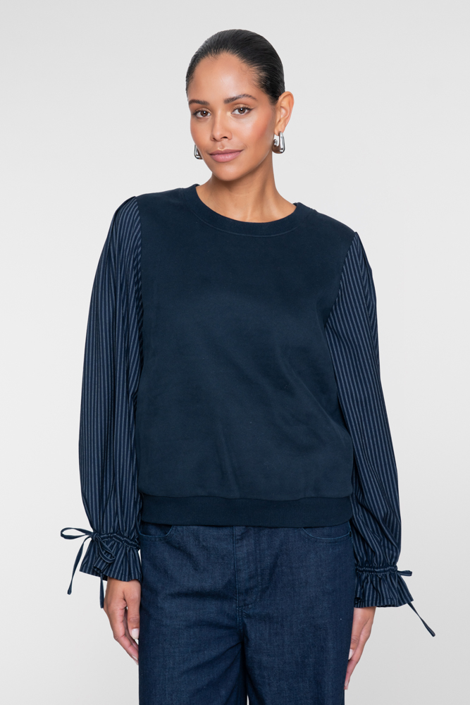 Stripe Sleeve Sweater - Afbeelding 2