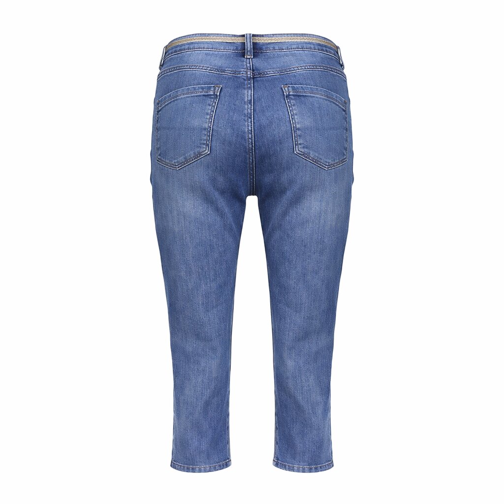 EMMA Capri Mid Blue Denim - Afbeelding 2