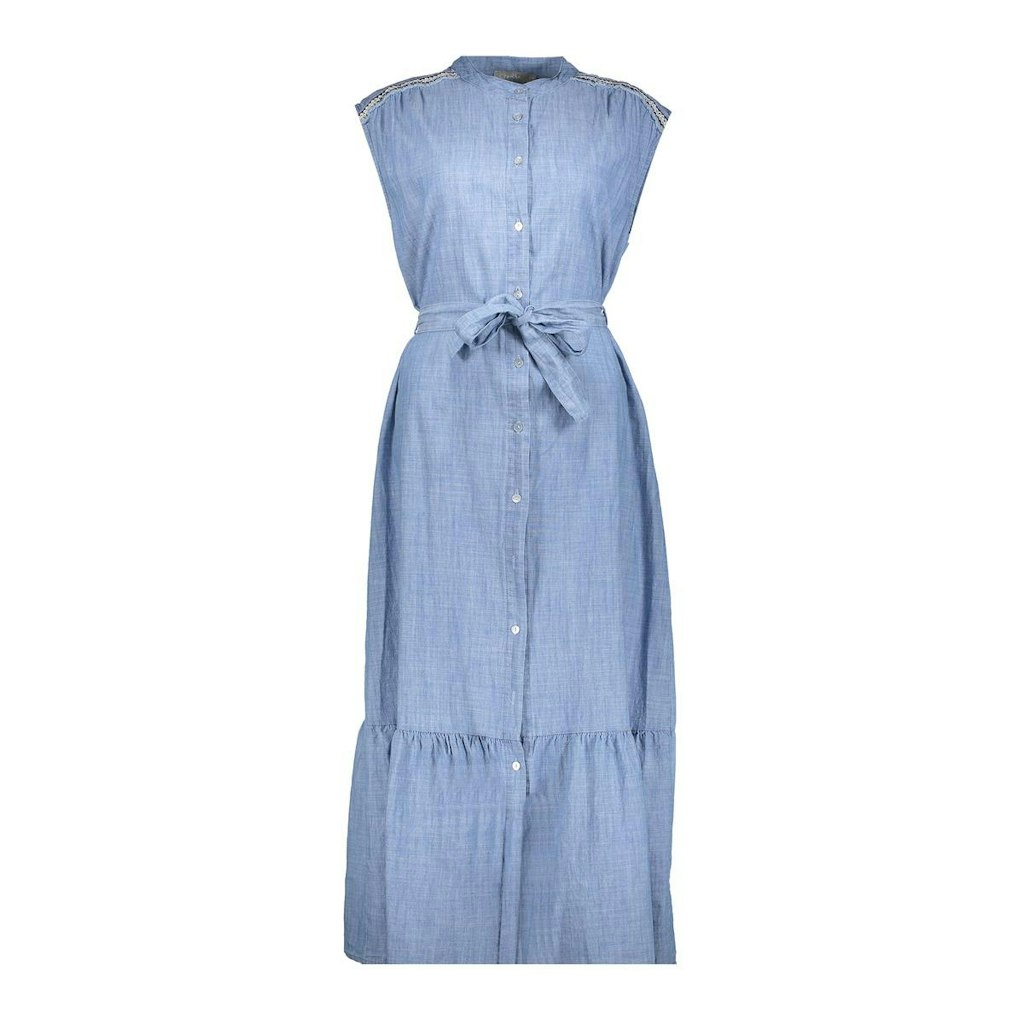 Jurk chambray & tape - Afbeelding 3