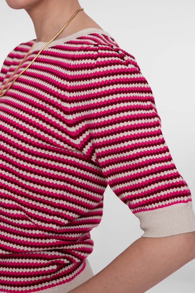 Truitje Stripe Lurex - Afbeelding 1