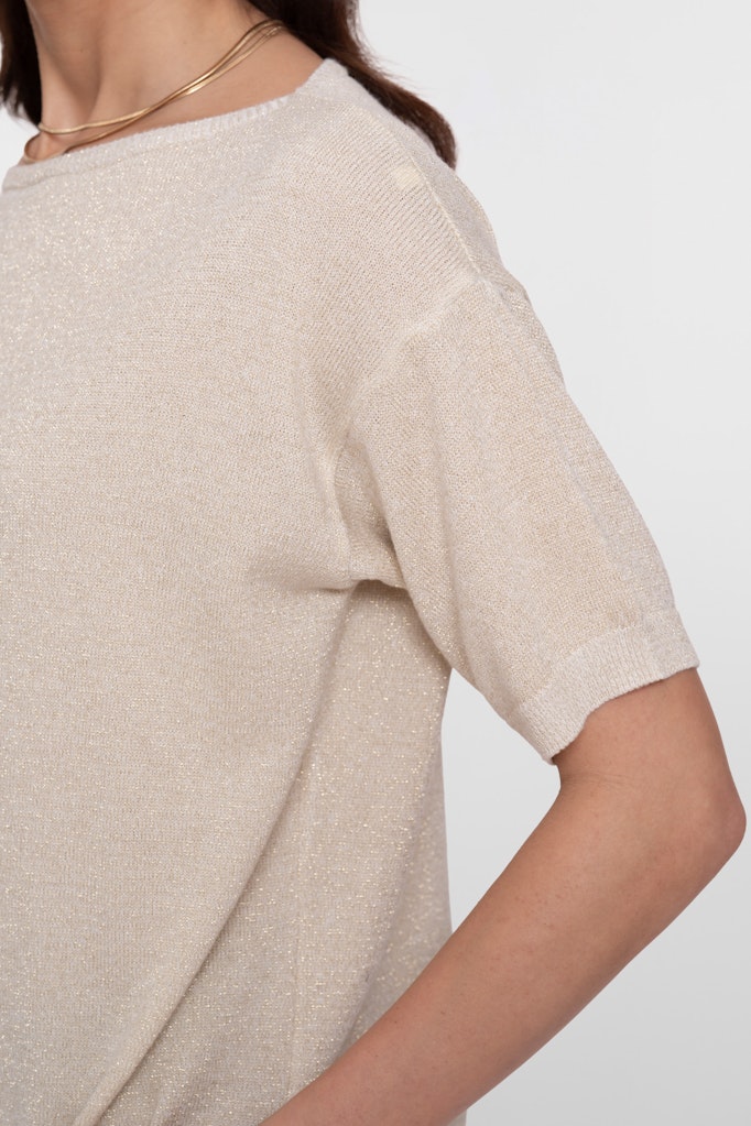 Zoë Sand Top Lurex - Afbeelding 2