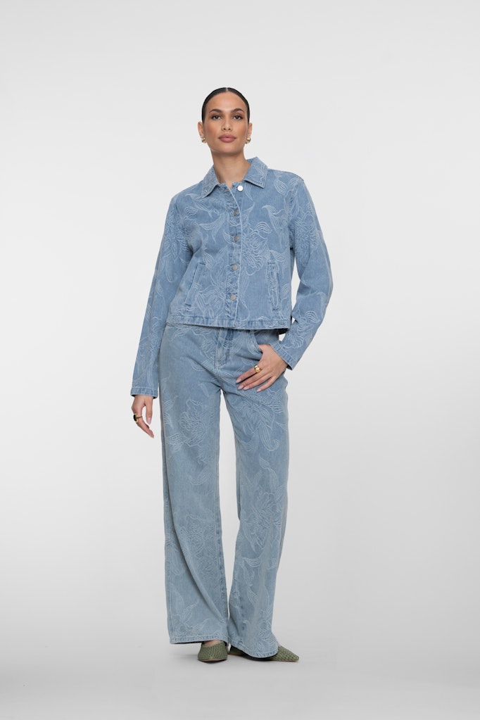 Jeans Wide Flower