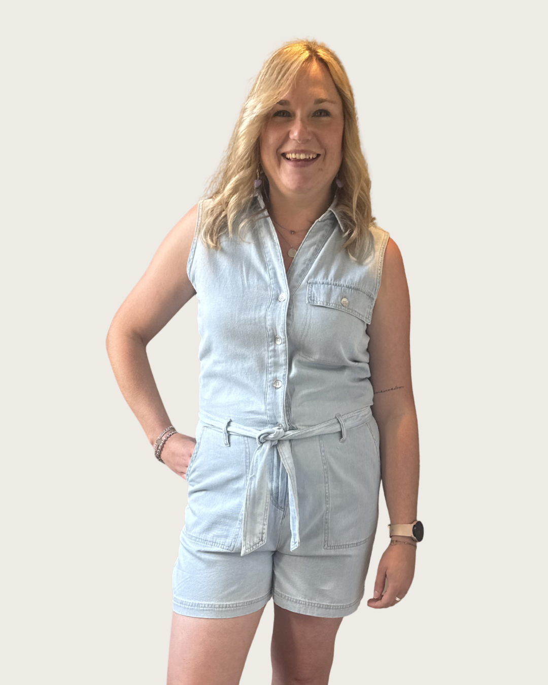 Morning Blue Playsuit