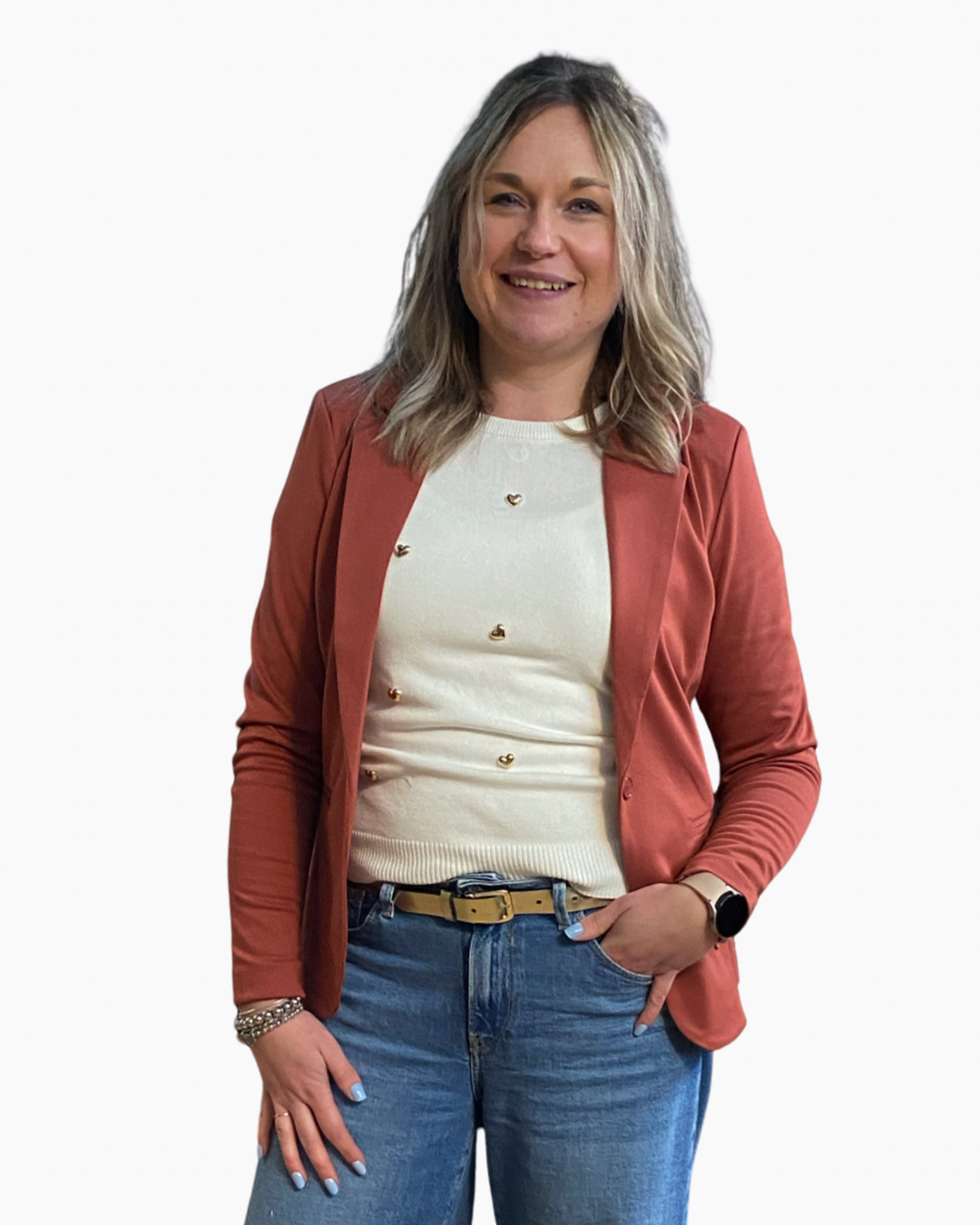 Kate Blazer Cowhide