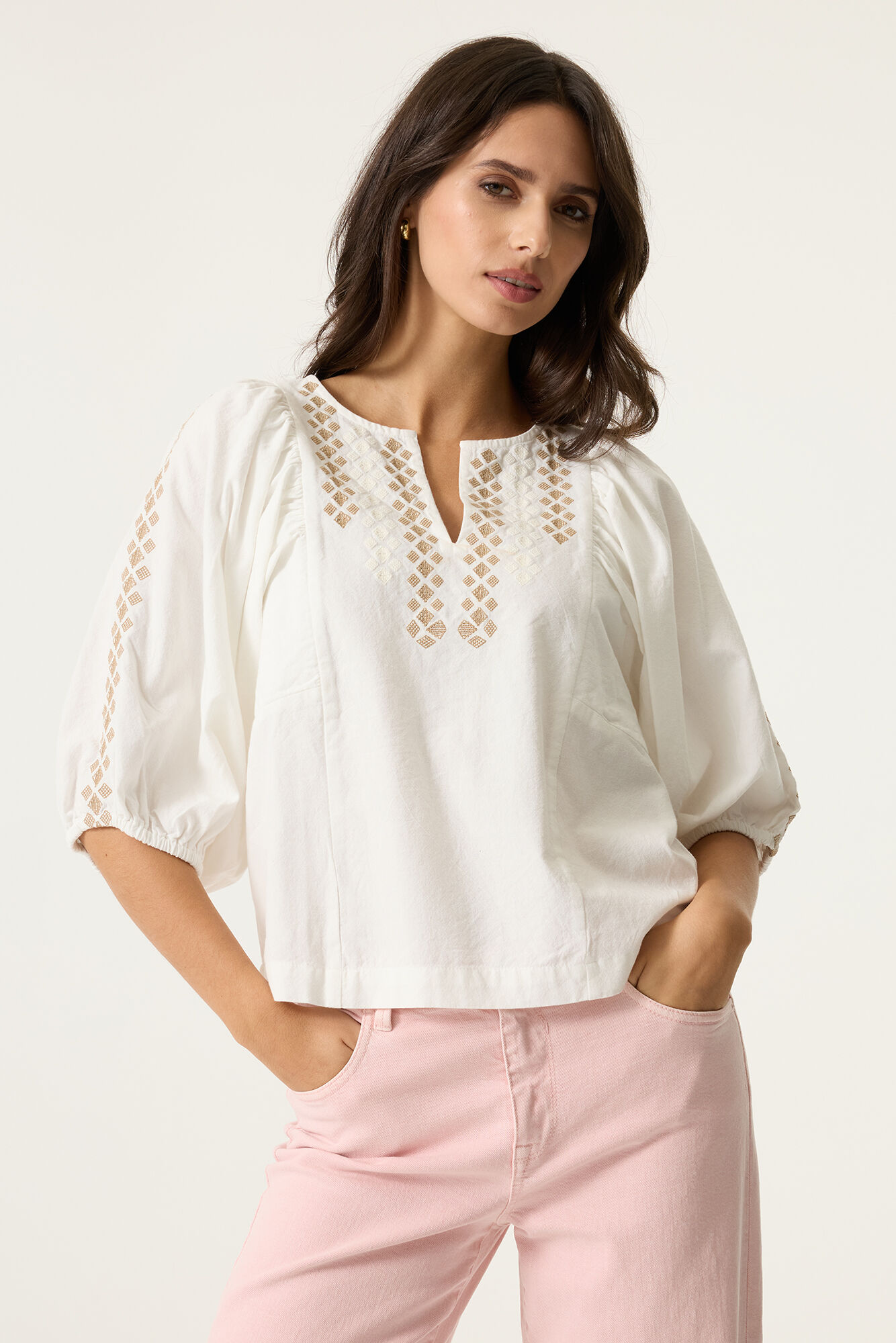 Golden Flake Blouse
