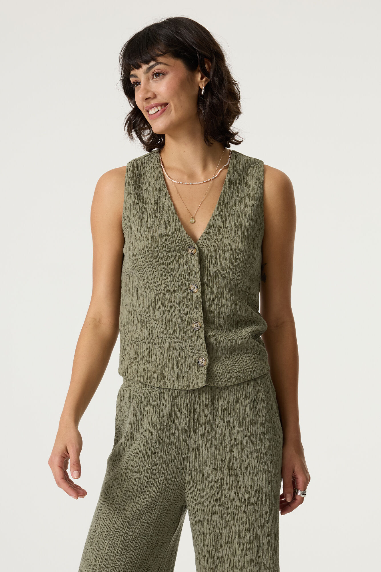 Olive Breeze Gilet