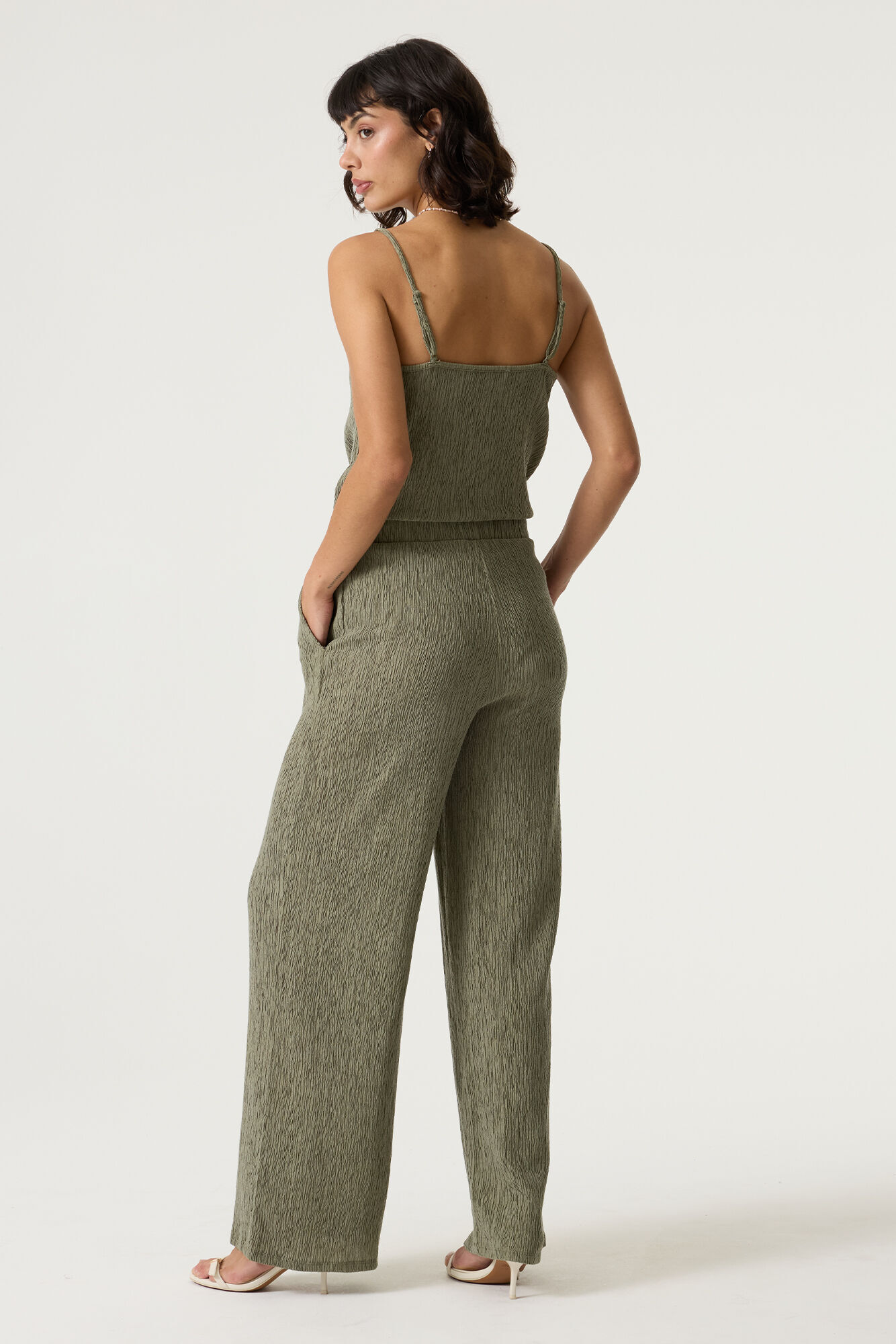 Olive Breeze Pantalon - Afbeelding 2